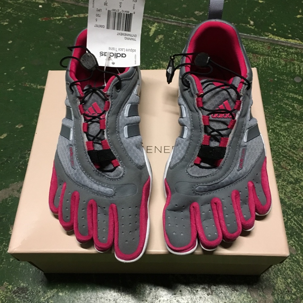 NWT Adidas Toes Shoes, pink .